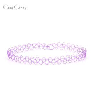 🆕Purple Stretch Choker Necklace